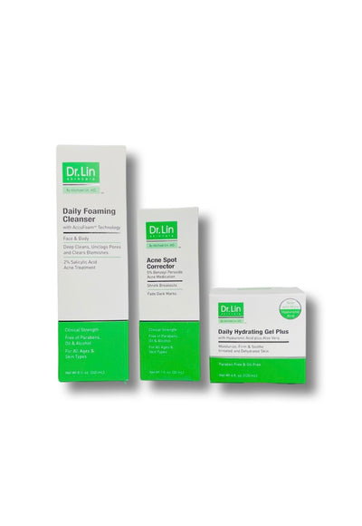 2-Step Acne Kit Plus Hydrating Gel Package (For Mild or Occasional Acne)